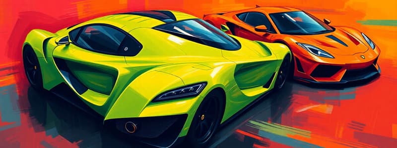 Sports Cars and Hypercars Quiz