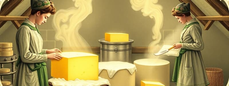 Dairy Products: Butter, Cream, and Cheese