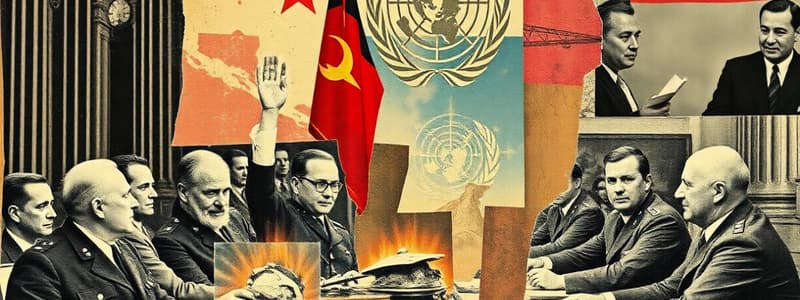 The Cold War: Post-War Confrontation