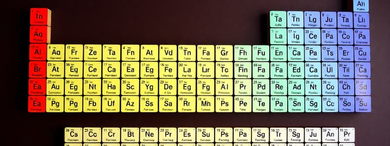 Química: Explorando la Tabla Periódica