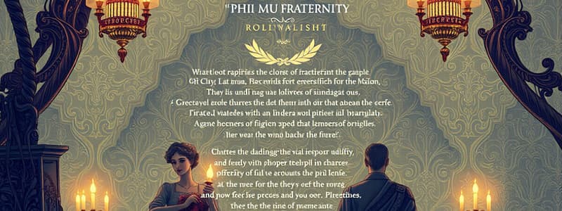 Phi Mu Fraternity Creed Flashcards