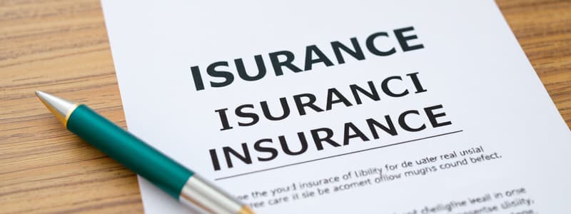 Insurance in Contracts Quiz