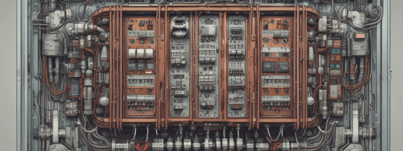 Electrical Systems and Bus Bar Configuration