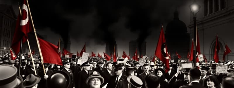 The Roaring Twenties: First Red Scare