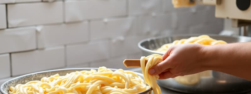 Processo di Stufatura nei Formaggi