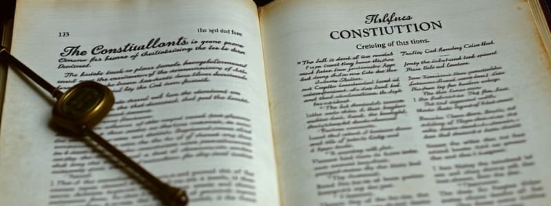 Philippine Constitution Overview