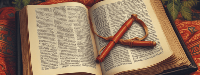 Bible Canon and Accepted Books Quiz