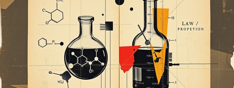 Chemistry Law of Definite Proportions