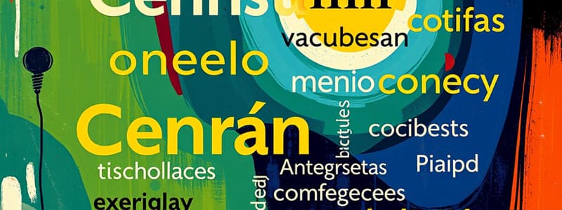 Vocabulario de Computadoras y Tecnología