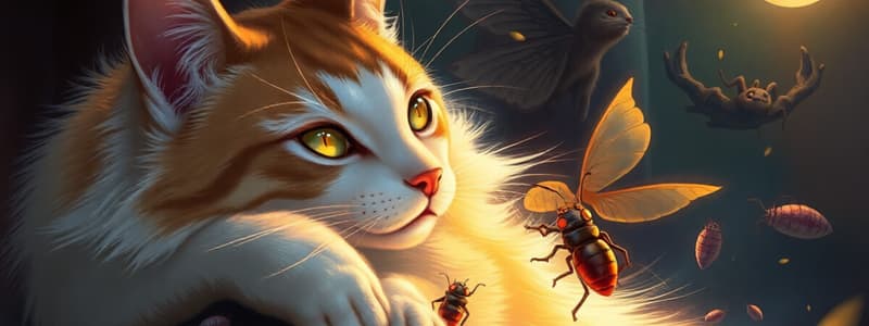 Cat Preferences and Insect Behavior