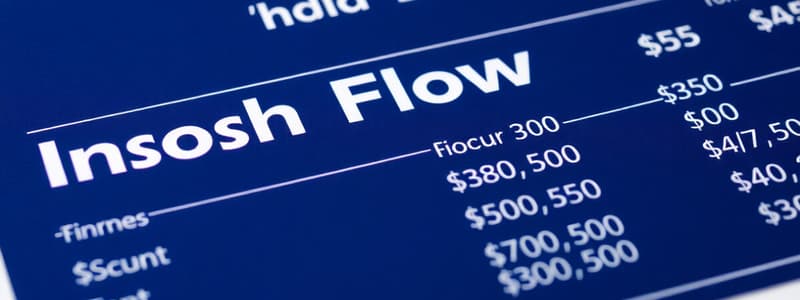 Understanding Cash Flow vs. Income Statement