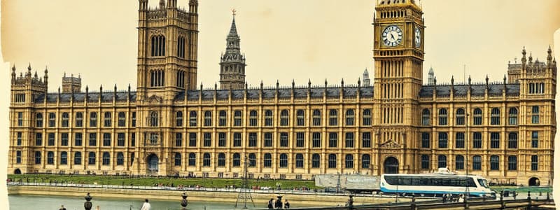 Palace of Westminster: History and Parliament