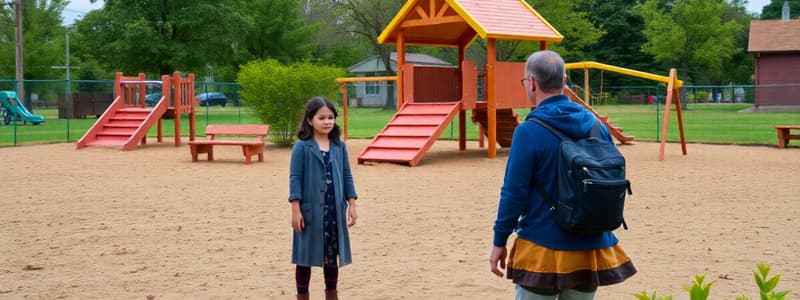 Szenenbeschreibung: Spielplatz Moment