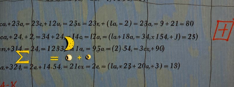 Algebra Chapter: Expressions and Components