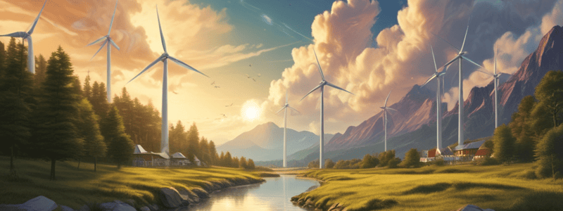 Renewable Energy Sources Quiz