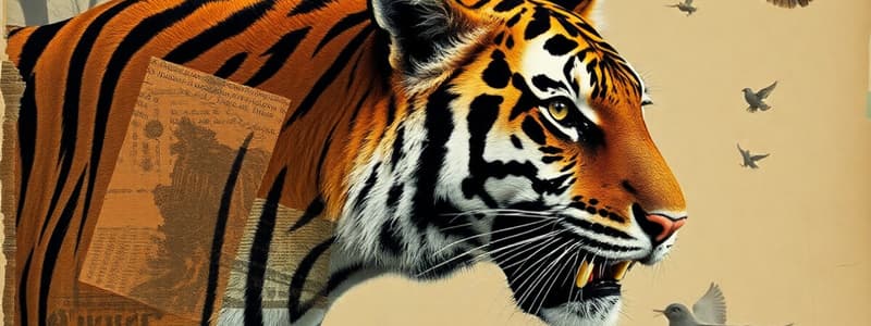 Endangered Tigers Quiz