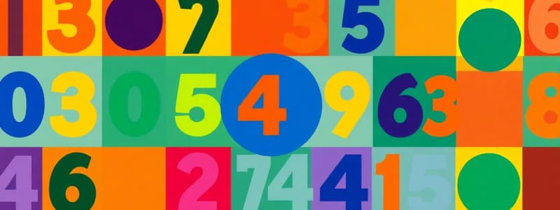 Number and Shape Patterns Quiz