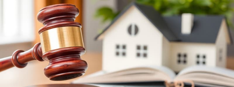 Real Estate Law Overview