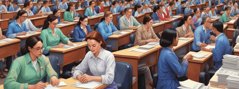 Clerical Work and Gender Segregation Quiz