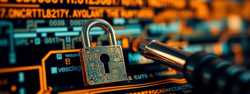 Encryption and Authentication Strategies Quiz