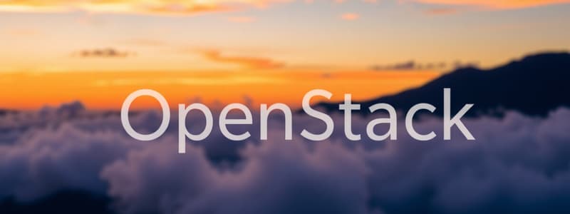 Introduction à OpenStack et Virtualisation des Réseaux