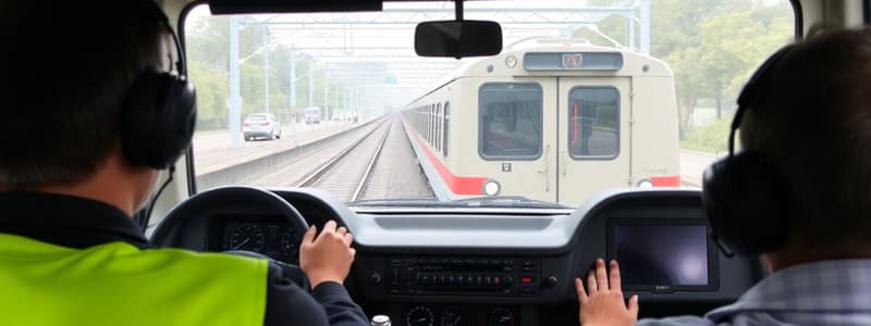 Sentido de la Circulación Ferroviaria