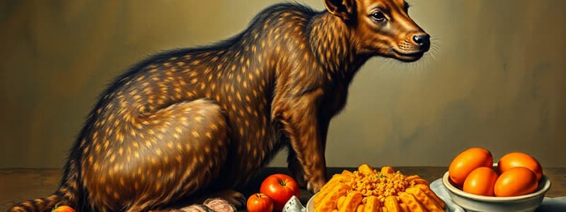 Food and Animal Origins Quiz