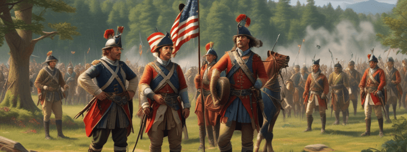 American Colonization and Revolution Quiz