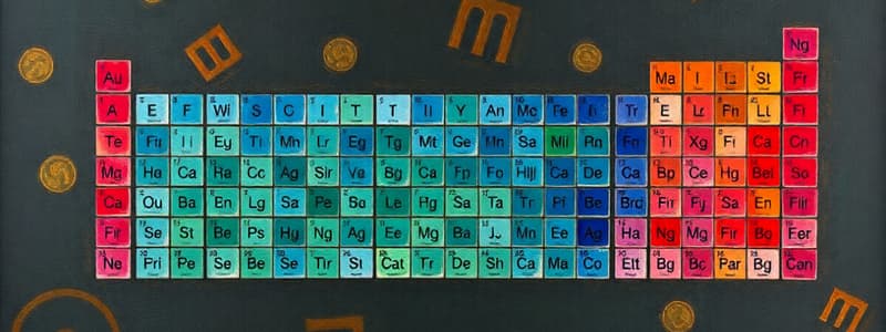 3.12. Elements, molecules, and the periodic table