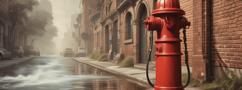 Fire Hydrant Water Supply System