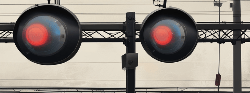 Railway Signals and Indications