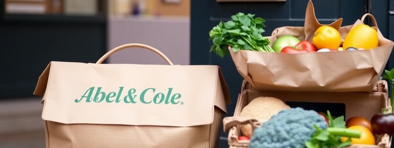 Abel & Cole Operations and Promotions