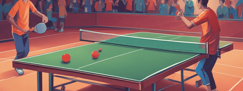 Table Tennis Service Rules