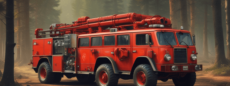 Vehicles for Forests 3.1.Light Forest Fire Truck