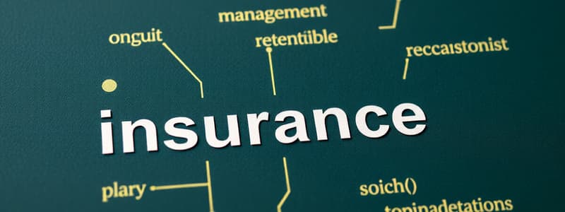 Insurance Concepts Quiz