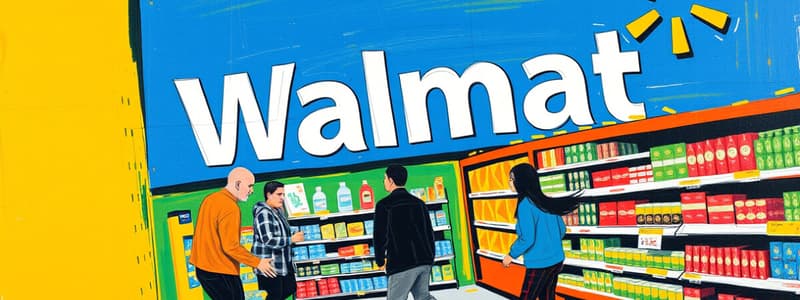 Walmart's Economic Impact and Strategies