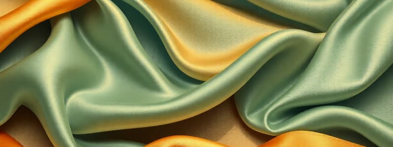 Satin & Sateen Weaves Quiz