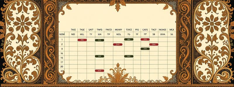 PMGT3623 Scheduling Week 2