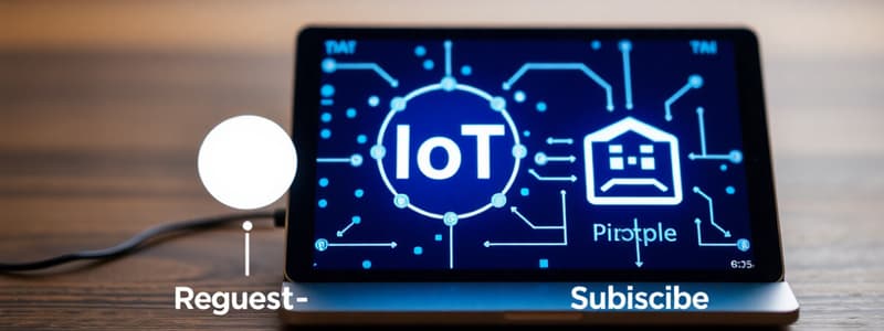 IoT Communication Models Quiz