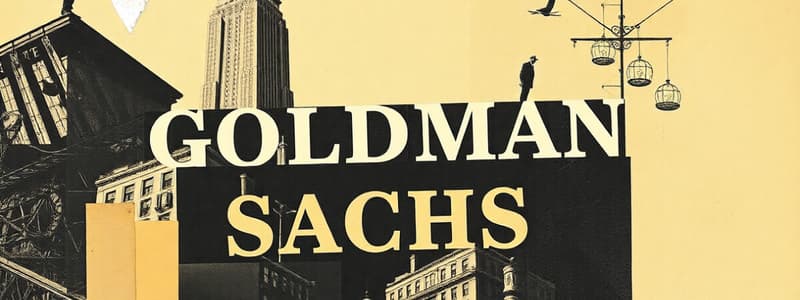 Economía y Poder en el Libro de Goldman Sachs