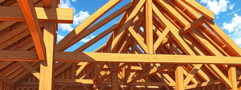 Wood Truss Specifications Quiz