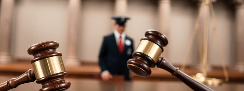 Prosecution, Defense and Crime