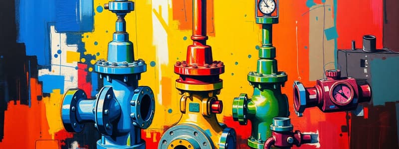 Control Valves and Regulators Quiz