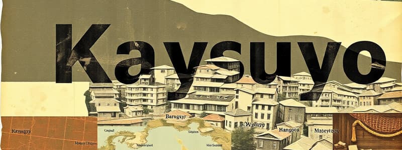 Kaysuyo Geographic Layout