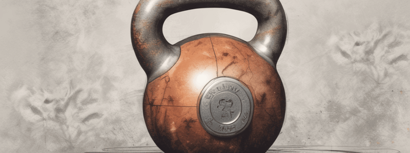 Esercizi con il Kettlebell