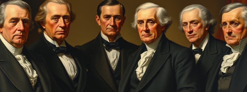 Overview of the First 20 U.S. Presidents