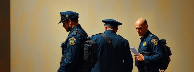 Law Enforcement Agents: Powers and Arrest Procedures