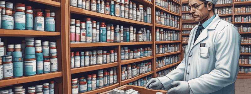 Controlled Substances Inventory Quiz