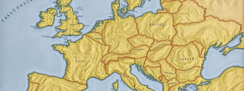 Géographie de l'Europe et de la Suisse