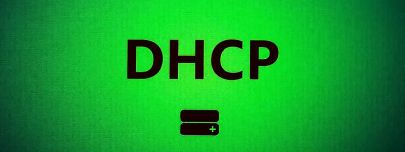 Protocolo DHCP y Arquitectura Cliente/Servidor